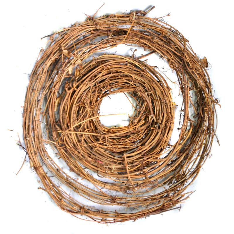 Ougual DIY Crafts Natural Grapevine Twig Garland Wreaths Decor 15-Feet ï¼ˆ2-Packï¼‰ - Image 2